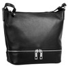 Cluty Women's Shoulder Bag Genuine Leather 020960, black
