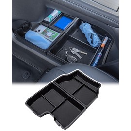 TOPINSTALL 2PCS Bottom Console Trays Compatible with 2021-2025 Toyota Sienna Accessories, Multiple Compartments Lower Center Console Organizer Storage Box for Organizing Small Items