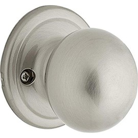 Weiser Huntington Satin Nickel Door Knob, Non-turning Interior Door Handles/Dummy Knobs for Wardrobe, Closet Door & French Doors, Cabinet Handle/Cupboard Handles, Traditional Home Décor