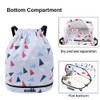 Risefit Waterproof Drawstring Backpack, Swimming Travelling Shopping Gym Bag Nylon