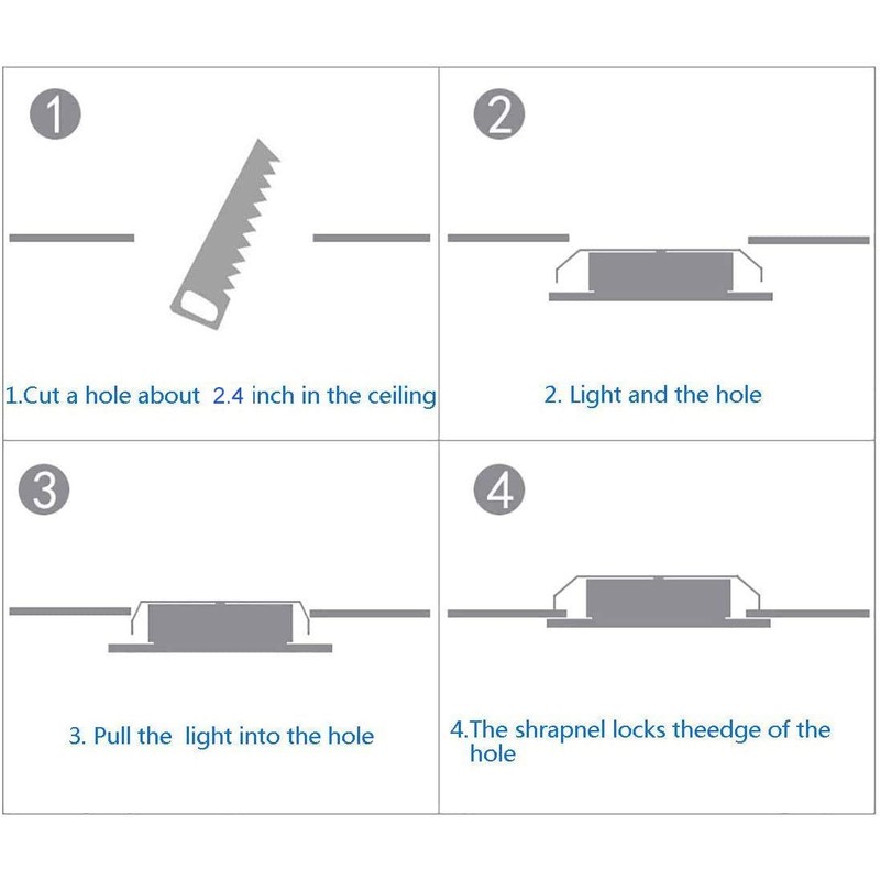 12V LED Lights for RV Camper Van Trailer - 3W