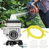 Hoypeyfiy Carb Carburettor, 10mm 2 Stroke Carburetor Carb Kit, Carburetor