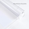 InterGo Double Roller Blind with Klemmfix No Drilling Required, White,