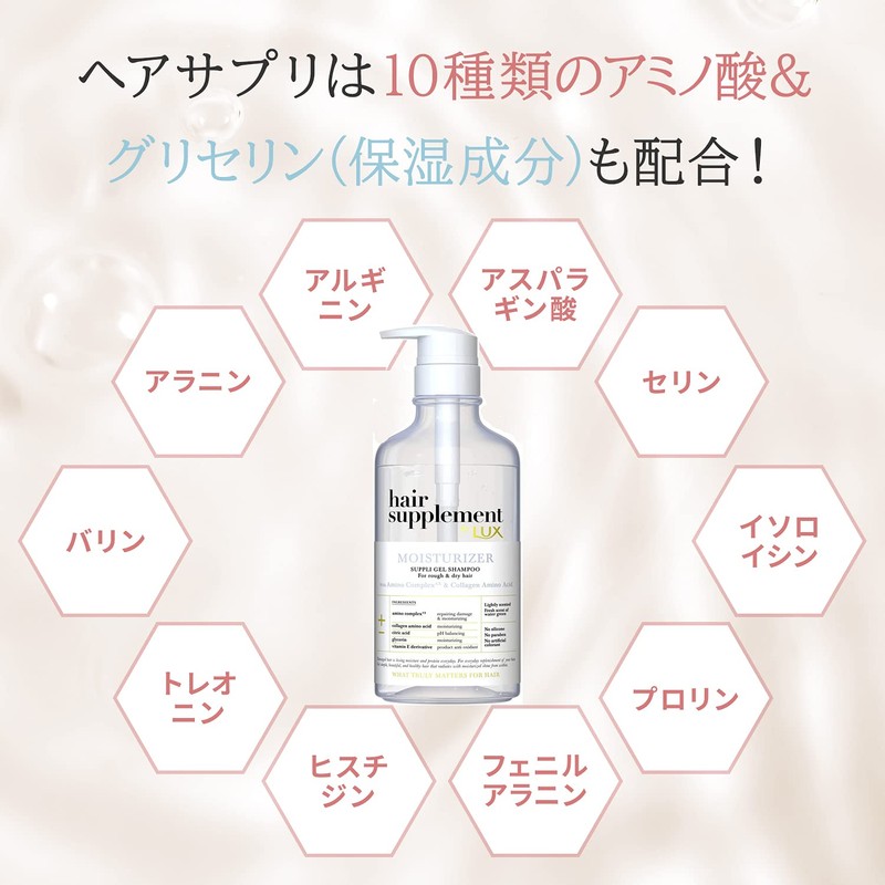 LUX Lux Hair Supplement Moisturizer Shampoo Pump 15.9 oz (450