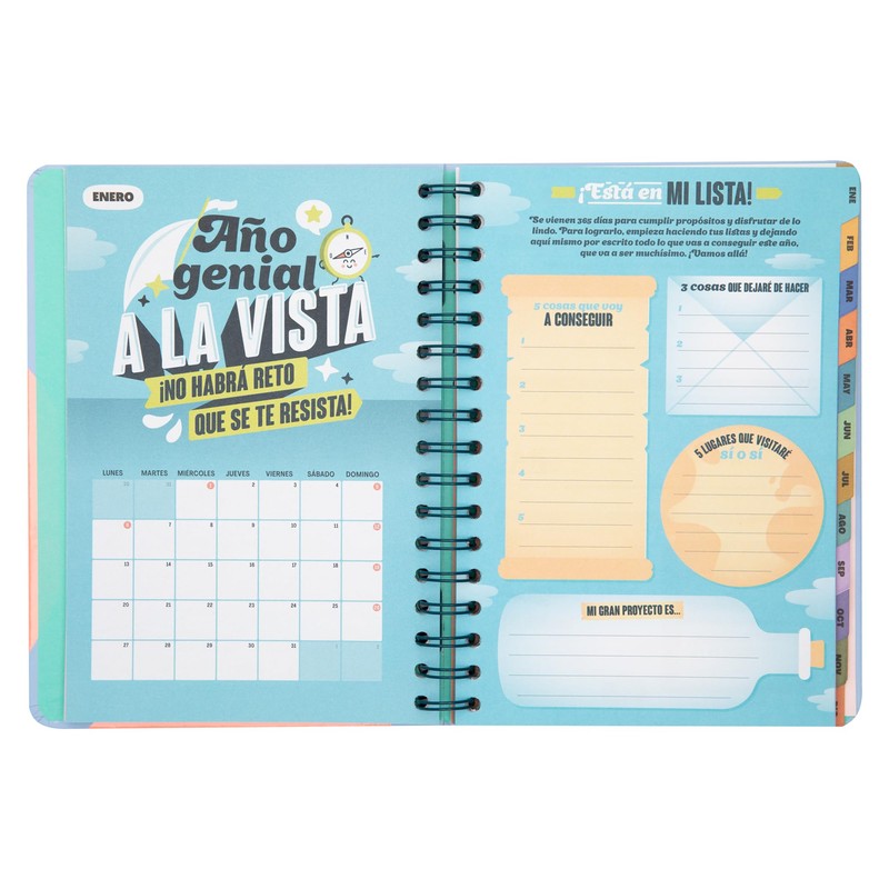Mr. Wonderful Wonder 2025 Week to View Diary with 8