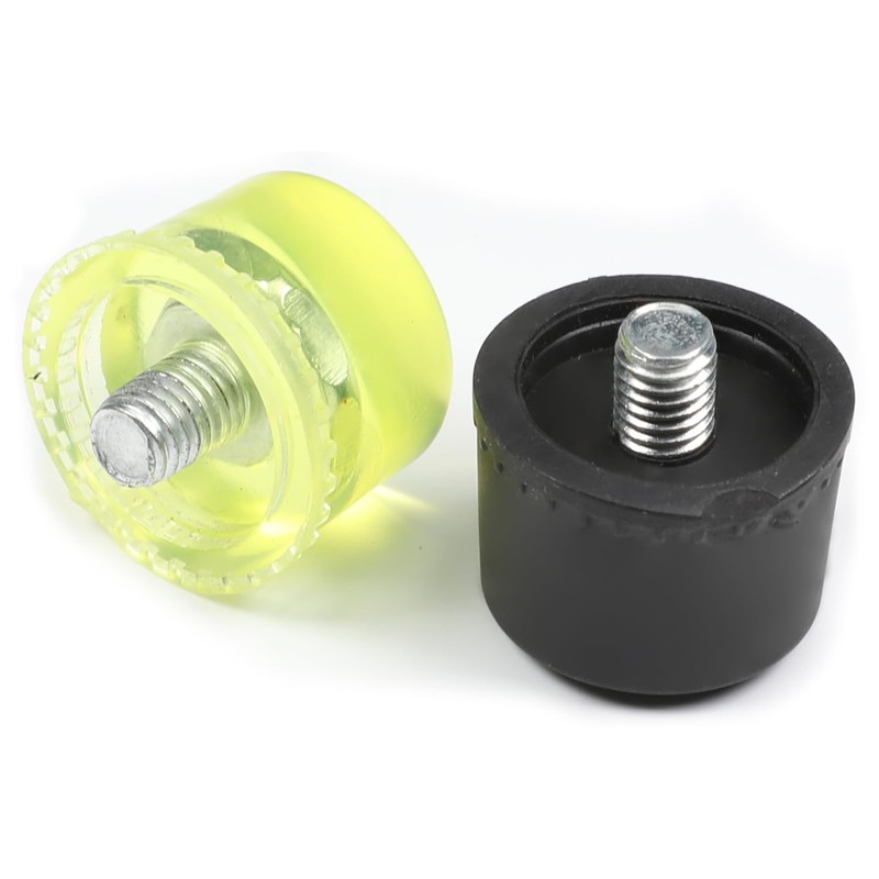 Bettomshin 30mm Diameter Mallet Hammer Replacement Rubber Plastic Striking Head