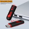 MAKACTUA USB Stick 64 GB USB Flash Drive Retractable Memory