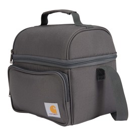 Carhartt Camping Cooler, Worksite Lunchbox, Soft Shell Cooler for Construction Sites, Work and Everyday Use Cooler, Gray