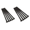 Generic Pack of 10 Electrical Screws 75mm X 3.5mm Black