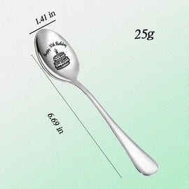 30th Birthday Gifts for Men Women 30 Year Old Gift Spoons for Women Men Best Friend 30th Birthday Gift for Sister Brother Cousin 30 Yr Old Birthday Spoon Gift for Husband Wife 30th Bday Gift Ideas