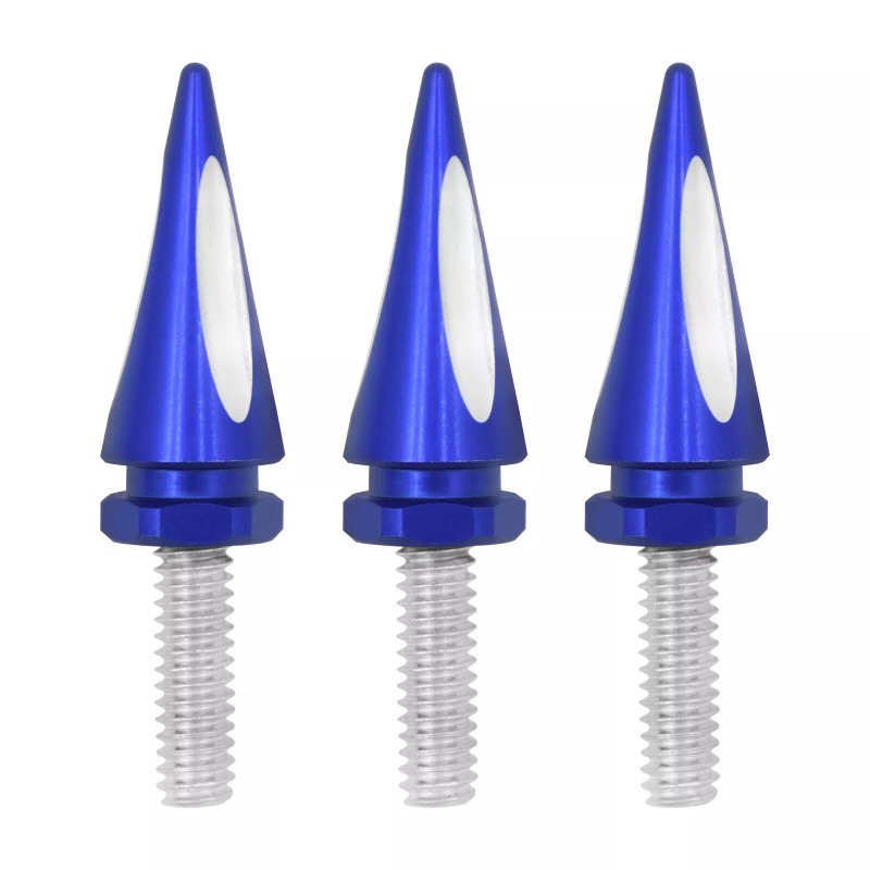 HDBUBALUS Blue Spike Wind Screen Windshield Bolts For Harley 96-2013