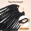 Goddess Boho Box Braids Crochet Hair for Black Women 8