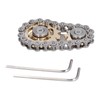 Stainless Steel Fidget Sprocket Toy Children Gears Linkage Bike Chain