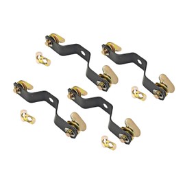 4 Pack Moving Head Light Bridge Connector Truss Clamp Bracket, Quick Lock Connector Bracket, 5.31 inches/13.5cm Connector Spacing, Aperture Diameter 12mm