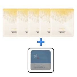 Isa Knox Tervina AD Regenerating Gold Ampoule Mask 5 sheets + Sooryehan Moisture Fountain Ampoule Pad 1 sheet / 이자녹스 테르비나 AD 리제너레이팅 골드 앰플 마스크 5매+수려한 수분샘 앰플패드 1매