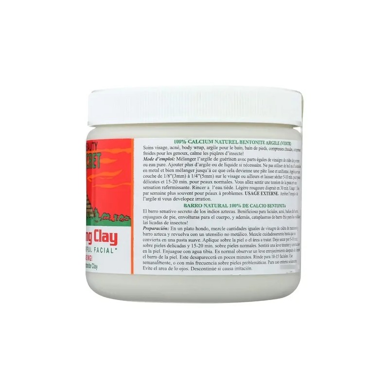 Barro Verde Aztec Secret 100% Natural 454g Mascarilla