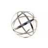 Lee Display Steel Sphere Lawn Ornament Garden Topiary 14'' Metal