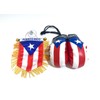 Puerto Rico window hanging car flag and boxing glove set