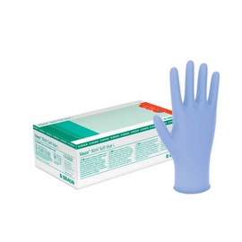 B.Braun Vasco Nitrile Disposable Nitrile Gloves Soft Blue XS-XL XS