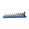 10 PC. 1/4 IN DR. STUBBY HEX METRIC DRIVER SET