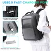 BANGE Travel Laptop Backpack with USB charge port can fit
