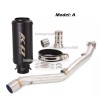 Unbranded For Suzuki DRZ400S DRZ400SM 2000~2024 Motorcycle Exhaust Pipe With
