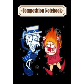 Composition Notebook: christmas heat snow miser Classic, Journal 6 x 9, 100 Page Blank Lined Paperback Journal/Notebook