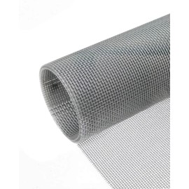 Hardware Cloth 16in x 10ft 1/8 Inch 27 Gauge, Hot-Dipped Galvanized Welded Wire Mesh, Low Carbon Steel, Animal Cage Wire Netting, Garden Wire Mesh