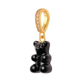 Crystal Haze Nostalgia Bear with Pave Connector Gold Black ONE SIZE / Crystal Haze Nostalgia Bear with Pave Connector Gold Black 크리스탈 헤이즈 노스텔지아 베어 파베 커넥터 골드 블랙 ONE SIZE