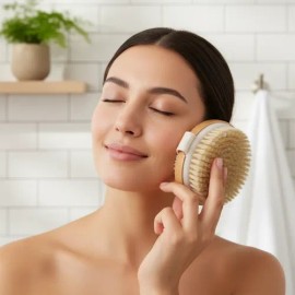 2pzs Cepillo Corporal Exfolia Circulación Quita Piel Muerta                                                                                           