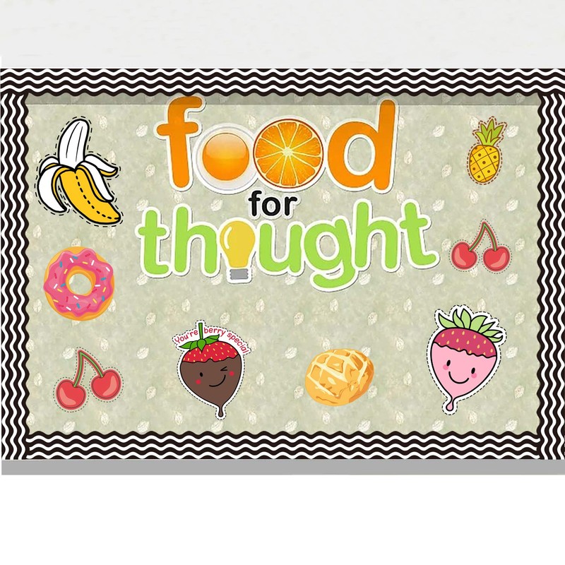 Black White Stripe Bulletin Board Border Trim for Classroom Decoration