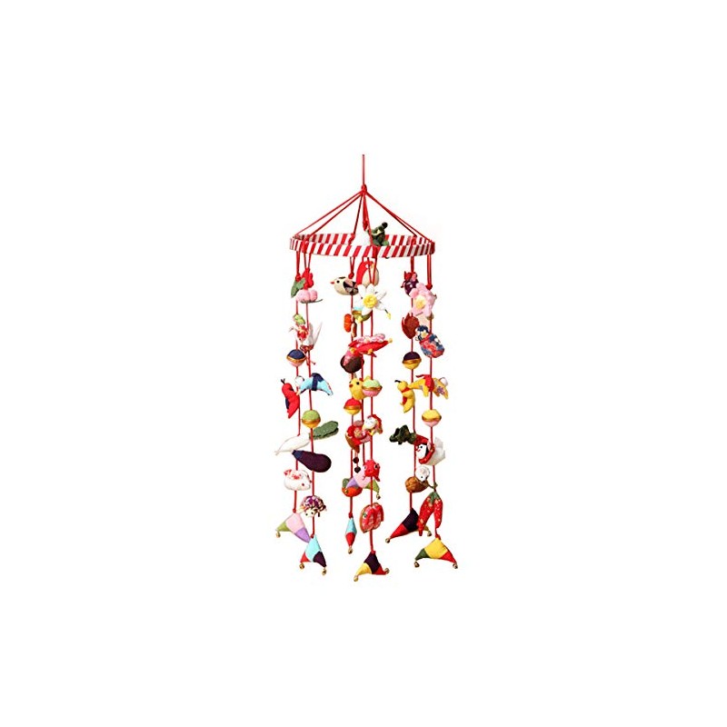Takagi Fiber Panami Hanging Decoration Kyoto Crepe Hanging Decoration Seven-Piece