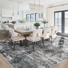 9x12 Area Rugs for Living Room: Washable Modern Abstract Rug