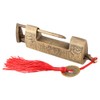 9cm Traditional Chinese Door Lock Brass Antique Style 5cm Spacing