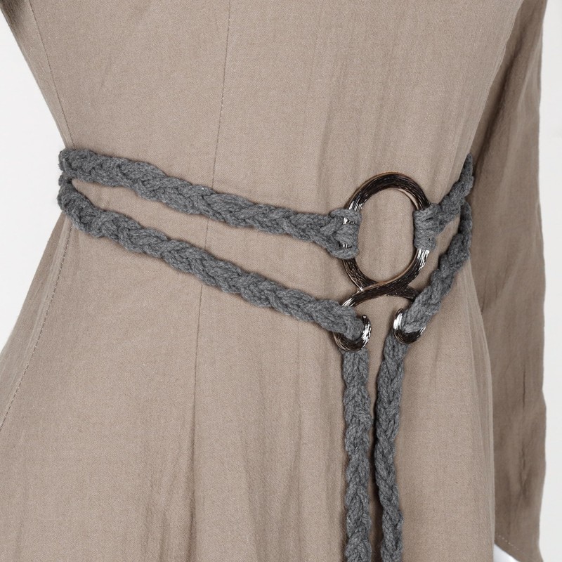 keland Viking Troll Cross Belt Medieval Witch Rope Belt for