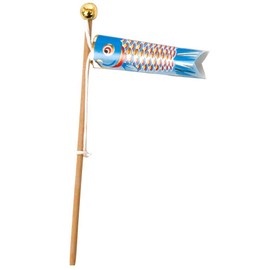 (TV Series Crafts (yamasita Craft) Made in Japan Koinobori Carp streamer Blue 100, 50-Pack