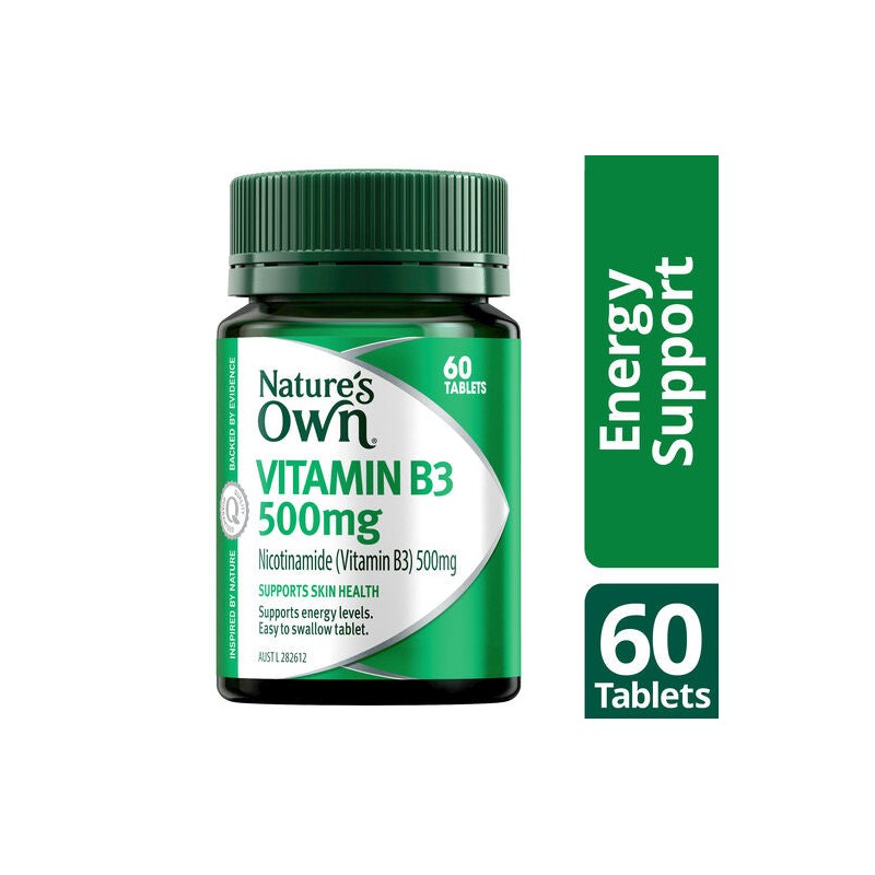 Nature's Own Nature’s Own Vitamin B3 500mg 60 Tablets