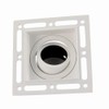 Horizon Matt White Square Trimless Plaster in GU10 LED Anti