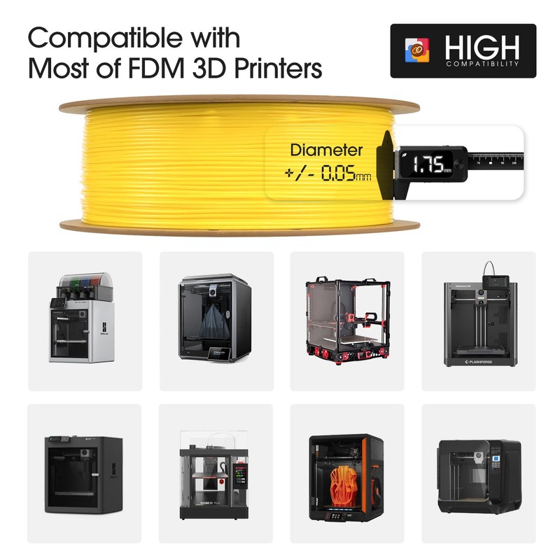eSUN TPU 95A Filament 1.75mm, Flexible 3D Printer Filament TPU,