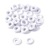 Colored Nylon Finishing Washers - (Blizzard White) - (50 Pack)