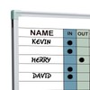 Lockways in and Out Magnetic Dry Erase Board, Employee in/Out