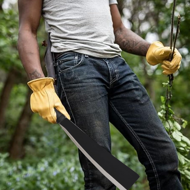 Billhook Sickle Machete for Yard Work - Trimming, Chopping &