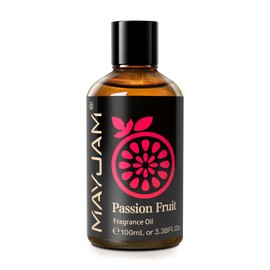 MAYJAM 100ML/3.38FL.OZ Passion Fruit Fragrance Oils with Glass Dropper, Essential Oils for Diffusers for Home, Long Lasting Scented Oils for Diffusers Soap Candle Making