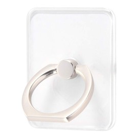 Clear Silver Phone Ring