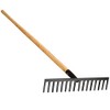 A.M. Leonard Straight Rake with Ash Handle - 16.5 Inches