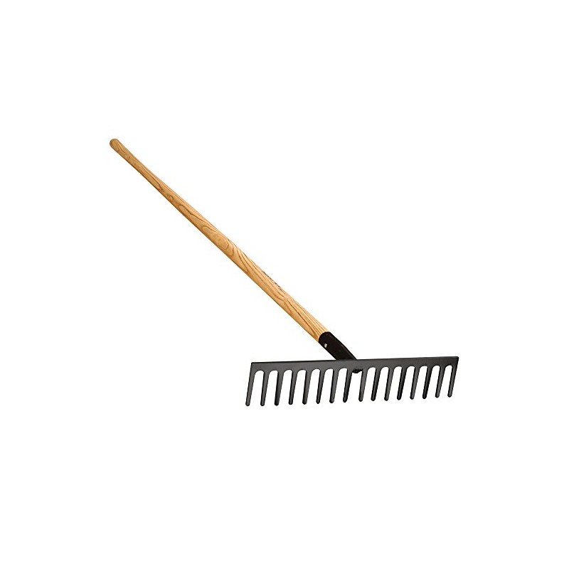A.M. Leonard Straight Rake with Ash Handle - 16.5 Inches