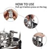 Stainless Steel Ball Lock Keg Quick Connector Dispenser Tool Self
