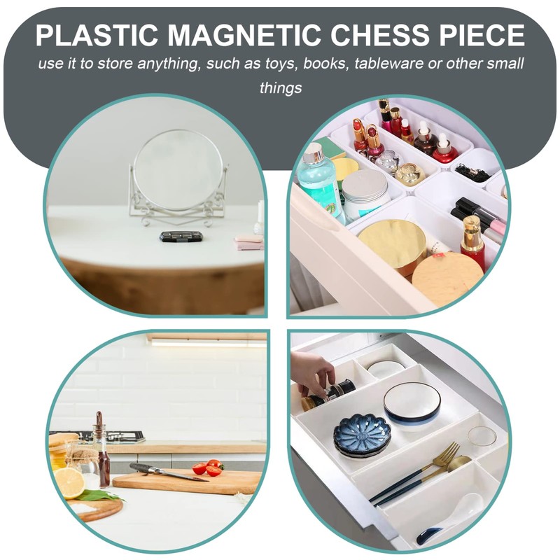 Healeved 8pcs Compartmentalized Storage Boxes for Home Organization Versatile Drawer