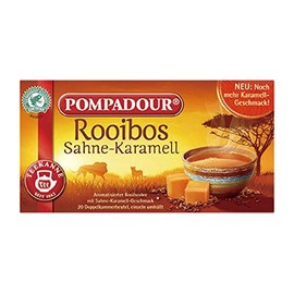 Pompadour Rooibos Tea Caramel 1.2 oz (35 g) (20 Bags) x 5 Sets
