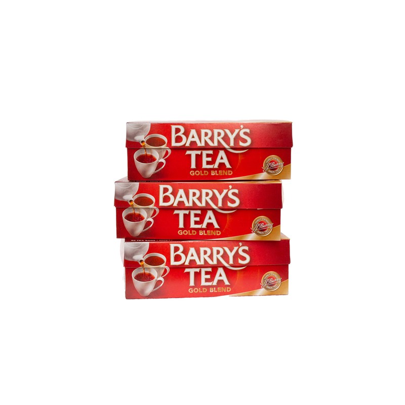 Barry's Tea Gold Blend 80ct 3-Pack (240 Teabags), Direct from